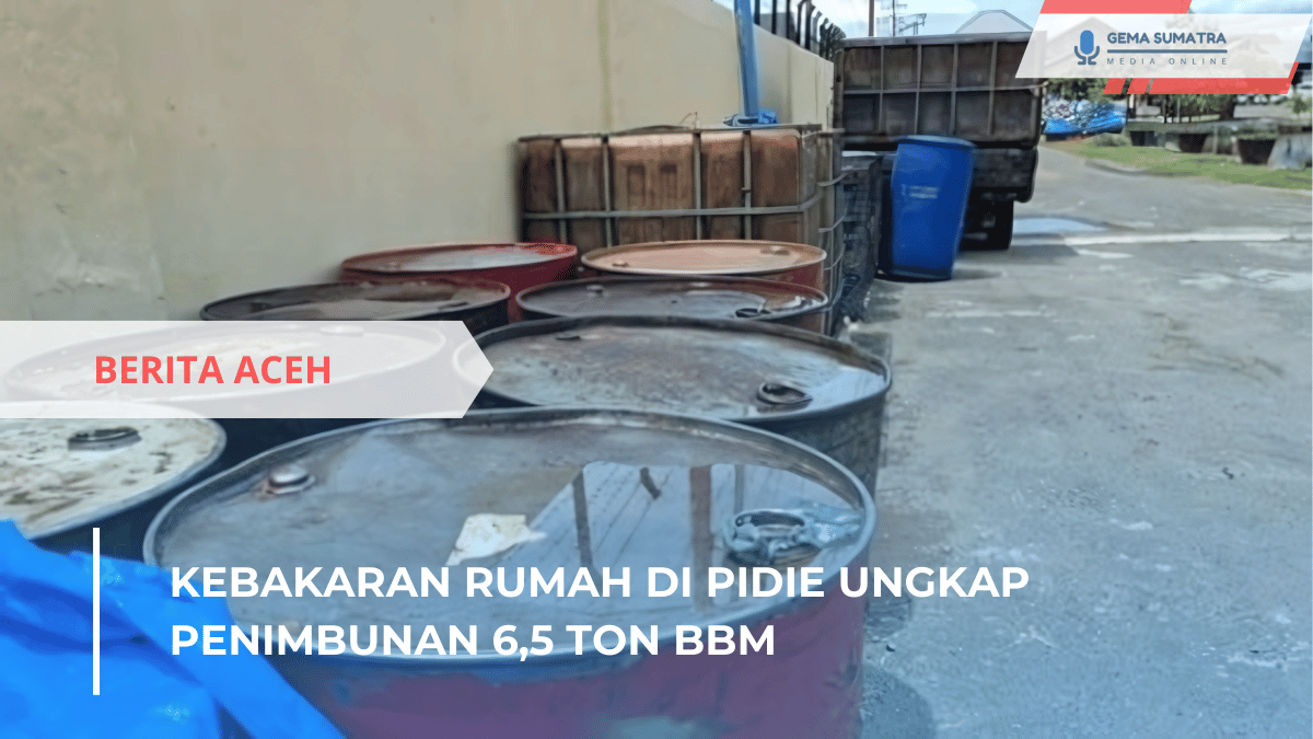 Ket foto: Penimbunan 6,5 Ton BBM (Sumber Foto: Instagram/kabaraceh)