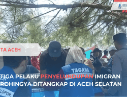 Tiga Pelaku Penyelundupan Imigran Rohingya Ditangkap