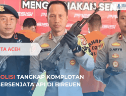 Polisi Tangkap Komplotan Bersenjata Api di Bireuen