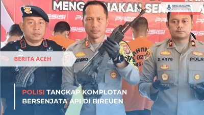 Ket foto: Polisi Tangkap Komplotan Bersenjata (Sumber Foto: Instagram/kabaraceh_news)