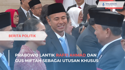 Prabowo Lantik Raffi Ahmad  Sebagai Utusan Khusus