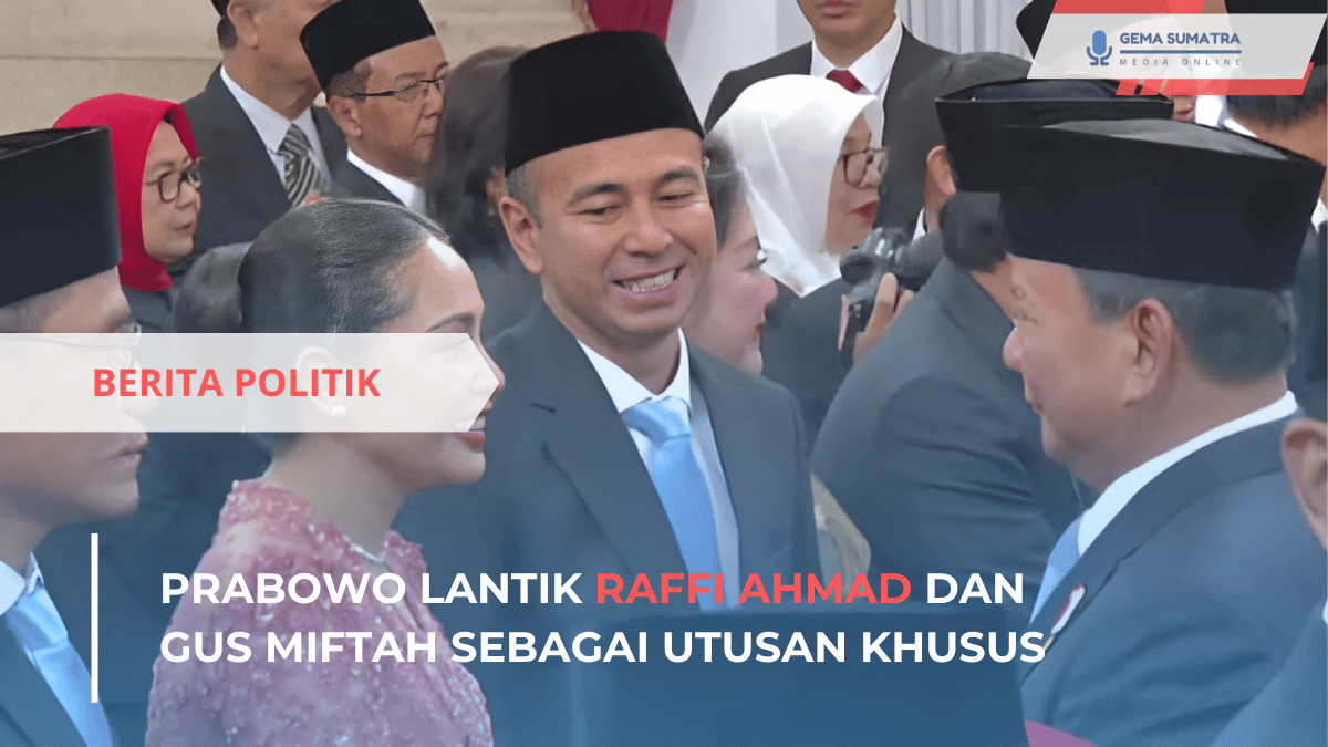 Ket foto: Prabowo Lantik Raffi Ahmad (Sumber Foto: Instagram/indotoday)