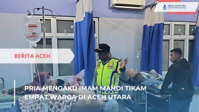 Pria Mengaku Imam Mahdi Tikam Empat Warga di Aceh Utara