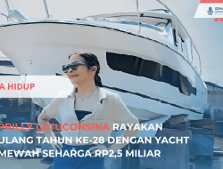 Prilly Latuconsina Hadiahkan Diri Sendiri Yacht Mewah
