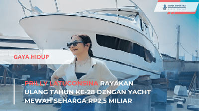 Prilly Latuconsina Hadiahkan Diri Sendiri Yacht Mewah