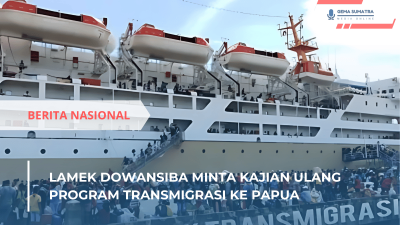 Lamek Dowansiba Minta Uji Kembali Program Transmigrasi Papua