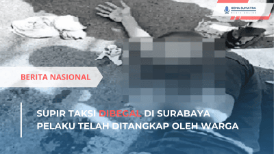 Supir Taksi Dibegal di Surabaya, Pelaku Ditangkap Warga