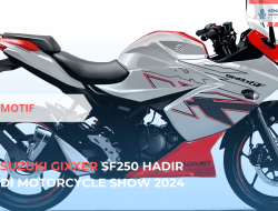 Suzuki Gixxer SF250 Hadir di IMOS 2024