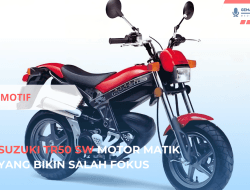 Suzuki TR50 SW, Motor Matik yang Bikin Salah Fokus