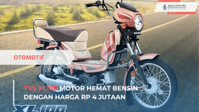 TVS XL100, Motor Hemat Bensin dengan Harga Rp 4 Jutaan