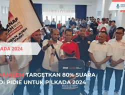 Mualem Targetkan 80% Suara di Pidie untuk Pilkada 2024