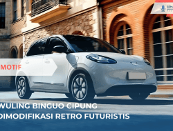 Wuling Binguo Cipung Dimodifikasi Retro Futuristis