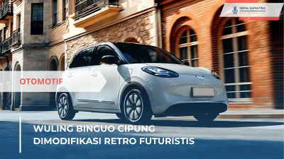 Wuling Binguo Cipung Dimodifikasi Retro Futuristis