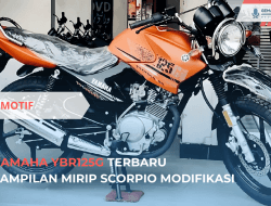 Yamaha YBR125G Terbaru Tampilan Mirip Scorpio Modifikasi