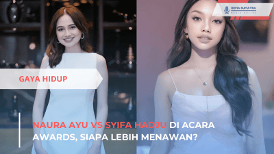 Ket foto: Naura Ayu vs Syifa Hadju (Sumber Foto: Pinterest/Lina dan upiiii)