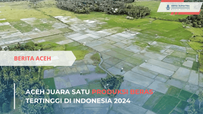 Ket foto: Aceh Juara Satu Produksi Beras (Sumber Foto: Instagram/acehreal__)