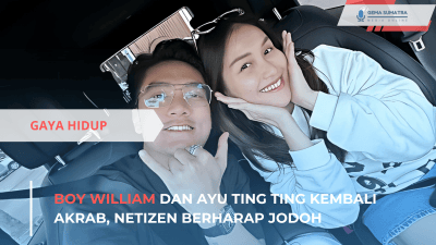 Ket foto: Boy William dan Ayu Ting Ting (Sumber Foto: Instagram/nyatatabloid)