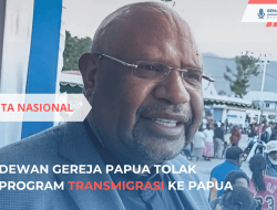 Dewan Gereja Papua Tolak Program Transmigrasi ke Papua