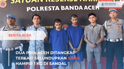 Ket foto: Dua Pria Aceh Ditangkap (Sumber Foto: Instagram/kabaraceh)