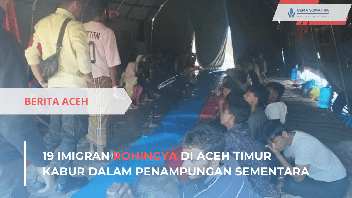 Ket foto: Imigran Rohingya Kabur (Sumber Foto: Instagram/kabaraceh_news)