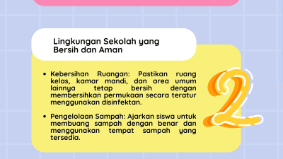 Infografis Gema Sumatra cara menjaga kesehatan di sekolah 2