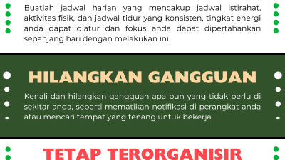 Infografis Gema Sumatra mengasah kemampuan fokus