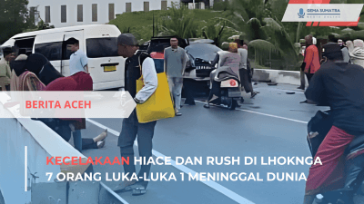 Ket foto: Kecelakaan Hiace dan Rush di Lhoknga (Sumber Foto : berita_aceh)