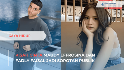 Ket foto: Kedekatan Fadly dan Maudy (Sumber Foto: Instagram/fadlyfsl_ dan maudyeffrosina)