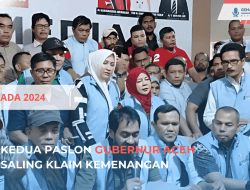 Kedua Paslon Gubernur Aceh Saling Klaim Kemenangan