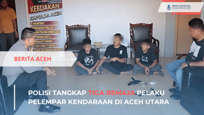 Ket foto: Pelaku Pelempar Kendaraan Umum (Sumber Foto: Instagram/berita_aceh)