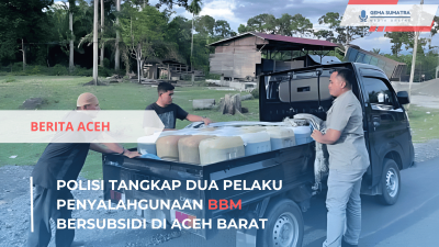 Polres Aceh Barat Tangkap Dua Pelaku Penyalahgunaan BBM