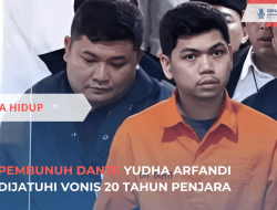 Yudha Arfandi Dijatuhi Vonis 20 Tahun Penjara