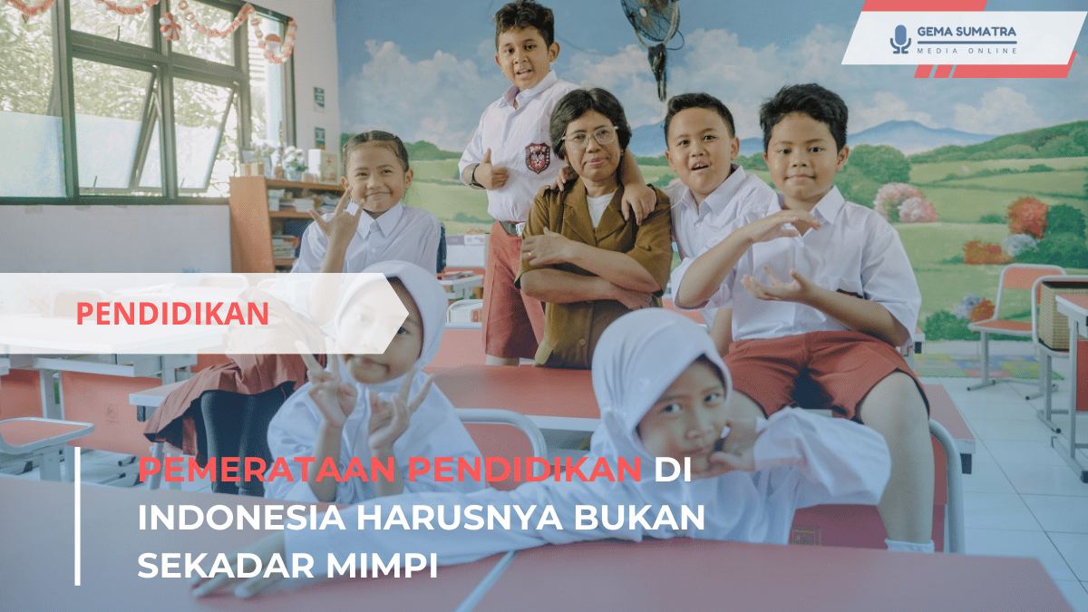 Pemerataan Pendidikan di Indonesia Harusnya Bukan Sekadar Mimpi (Sumber foto: Canva)