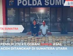 Pemilik 272 Kilogram Ganja Asal Aceh Ditangkap di Medan