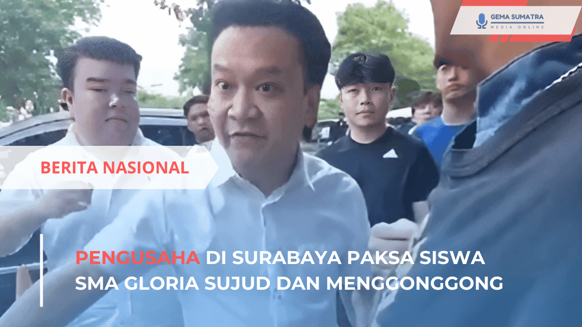 Ket foto: Pengusaha Paksa Siswa SMA Bersujud (Sumber Foto: Tiktok/yangviral161223)