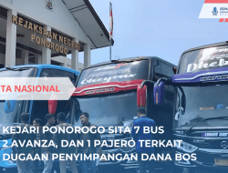 Kejari Ponorogo Sita 7 Bus dan Mobil Terkait Dana BOS