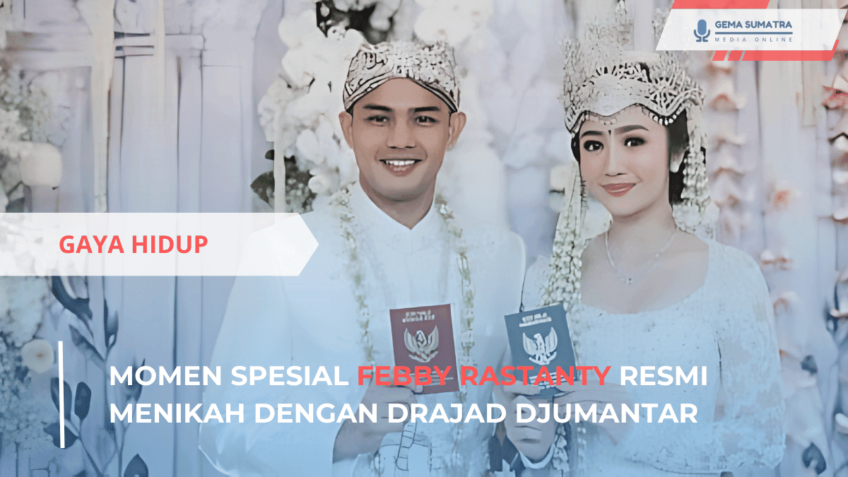 Ket foto: Pernikahan Febby Rastanty dan Drajad Djumantar (Sumber Foto: Instagram/febbyrastanty)
