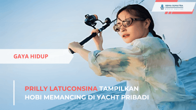Prilly Latuconsina Tampilkan Hobi Memancing di Yacht Pribadi