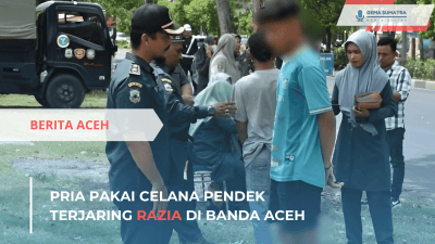 Ket foto: Razia Busana di Banda Aceh (Sumber Foto: Instagram/kabaraceh_news)