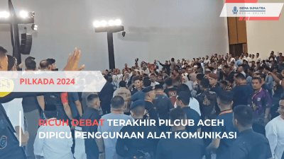 Ket foto: Ricuh Debat Terakhir Pilgub Aceh (Sumber Foto: Instagram/berita_aceh)