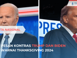 Pesan Kontras Trump dan Biden Warnai Thanksgiving 2024