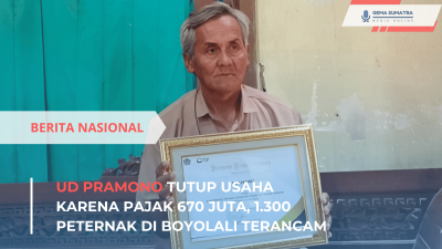 Pramono Tak Sanggup Bayar Pajak, 1.300 Peternak Terancam