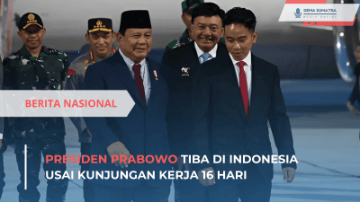 Ket foto: Presiden Prabowo Tiba di Indonesia (Sumber Foto : Instagram/prabowo)