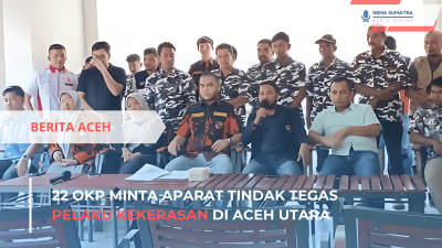 Ket foto: 22 OKP di Aceh Utara (Sumber Foto: Instagram/berita_aceh)