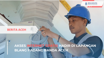 Ket foto:Akses Internet Gratis Hadir di Lapangan Blang Padang Banda Aceh (Sumber Foto: Instagram/InfobandaAceh)