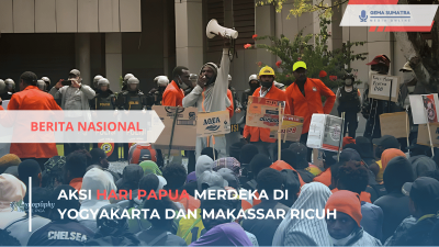 Ket foto: Demo Mahasiswa Papua (Sumber Foto: Pinterest/Camera Gebai Jernih)