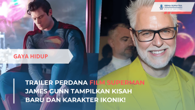 Ket foto: Film Superman Disutradai James Gunn (Sumber Foto: Pinterest/gobookmart.com)