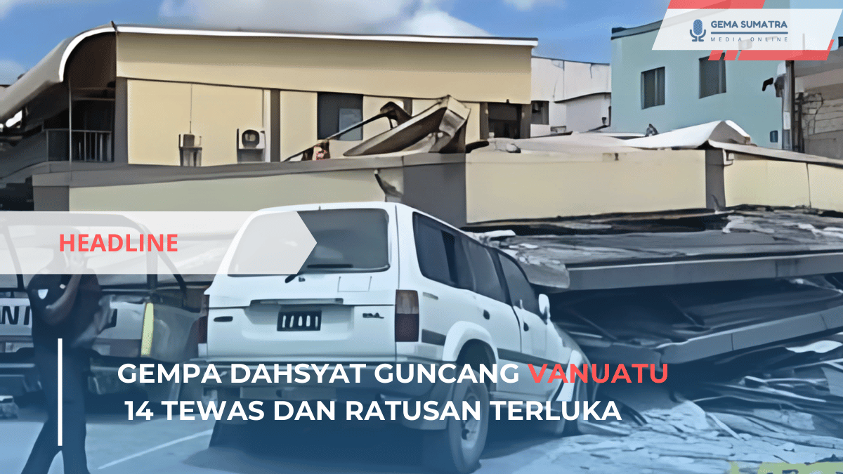 Ket foto: Gempa Dashyat di Vanuatu (Sumber Foto: Tiktok/hmetromy)