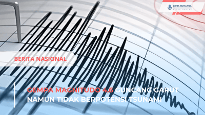Gempa Magnitudo 4,6 Guncang Garut, Tidak Berpotensi Tsunami