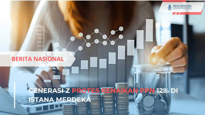 Generasi Z Protes Kenaikan PPN 12% di Istana Merdeka